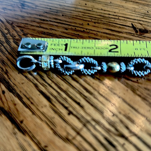 AuthenticJudithRipka Heart ChainStamped JR,TWO forVS2 RealDiamonds,18K Gold&.925 - Picture 6 of 9